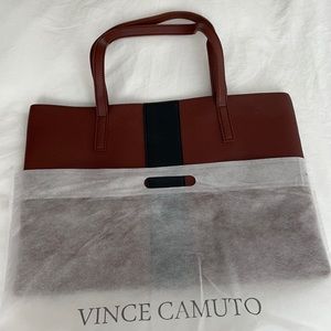 Vince Camuto red tote